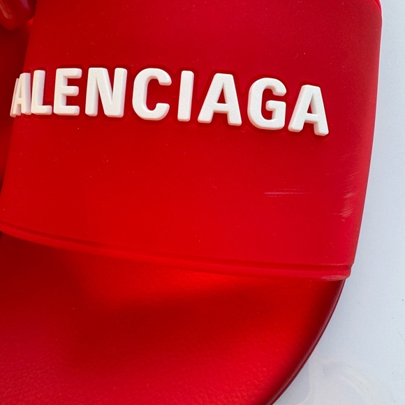 MENS BALENCIAGA POOL SLIDES 🌊 Size 9 - Picture 4 of 10